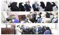 بازدید سرپرست معاونت آموزشی دانشگاه علوم پزشکی گیلان از آزمایشگاه بیمارستان پورسینا