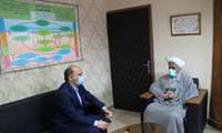 دیدار مسئول نهاد نمایندگی مقام معظم رهبری در دانشگاه با سرپرست معاونت آموزشی