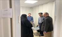 بازدید معاون آموزشی دانشگاه از محل برگزاری مصاحبه علمی بیستمین فراخوان جذب هیات علمی دانشگاه در محل مرکز مهارت‌های بالینی