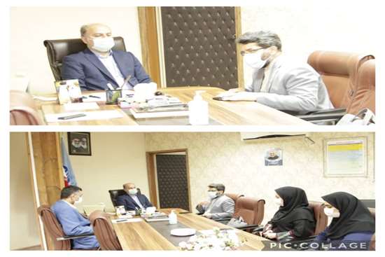 دیدار مدیر روابط عمومی دانشگاه  با سرپرست معاونت آموزشی دانشگاه علوم پزشکی گیلان 