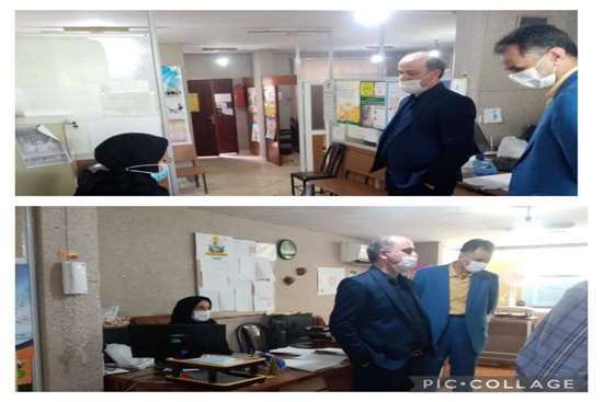بازدید سرزده معاون آموزشی دانشگاه از پایگاه واکسیناسیون 