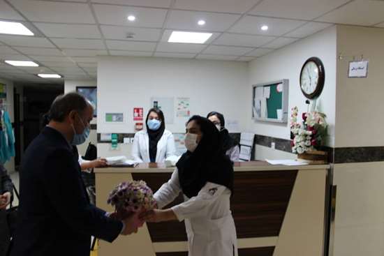 بازدید سرزده ی سرپرست معاونت آموزشی دانشگاه از مرکز آموزشی درمانی الزهرا (س) در روز عید مبعث 